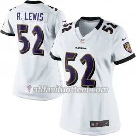 Nainen Baltimore Ravens NFL Pelipaita Ray Lewis 52 Nike Valkoinen 